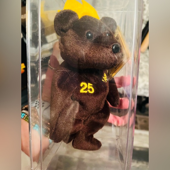 Mark Maguire #25 1998 “70” Homerun King Bamm Beano Collector Bear w/ case - Picture 3 of 6